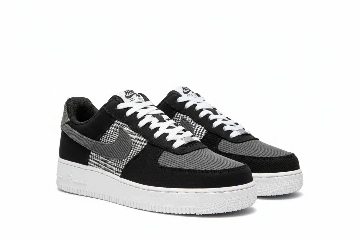 Nike Air Force 1 Noir Gris Style Élégant et Confort Premium