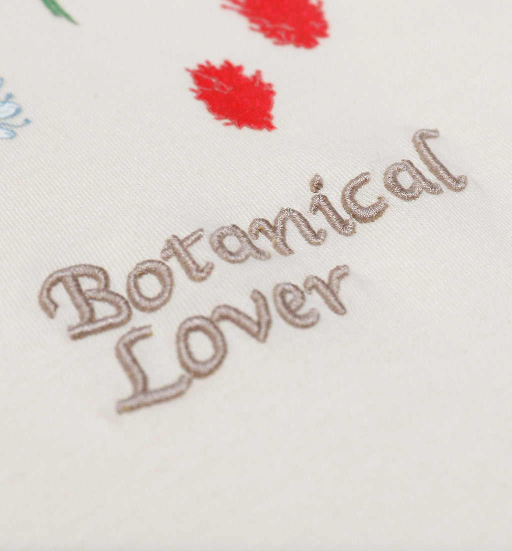 Botanical Short Sleeve Tee Mens T Shirt Natural