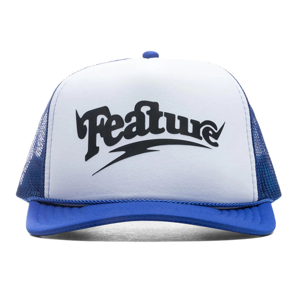 Spike Trucker Hat Royal White