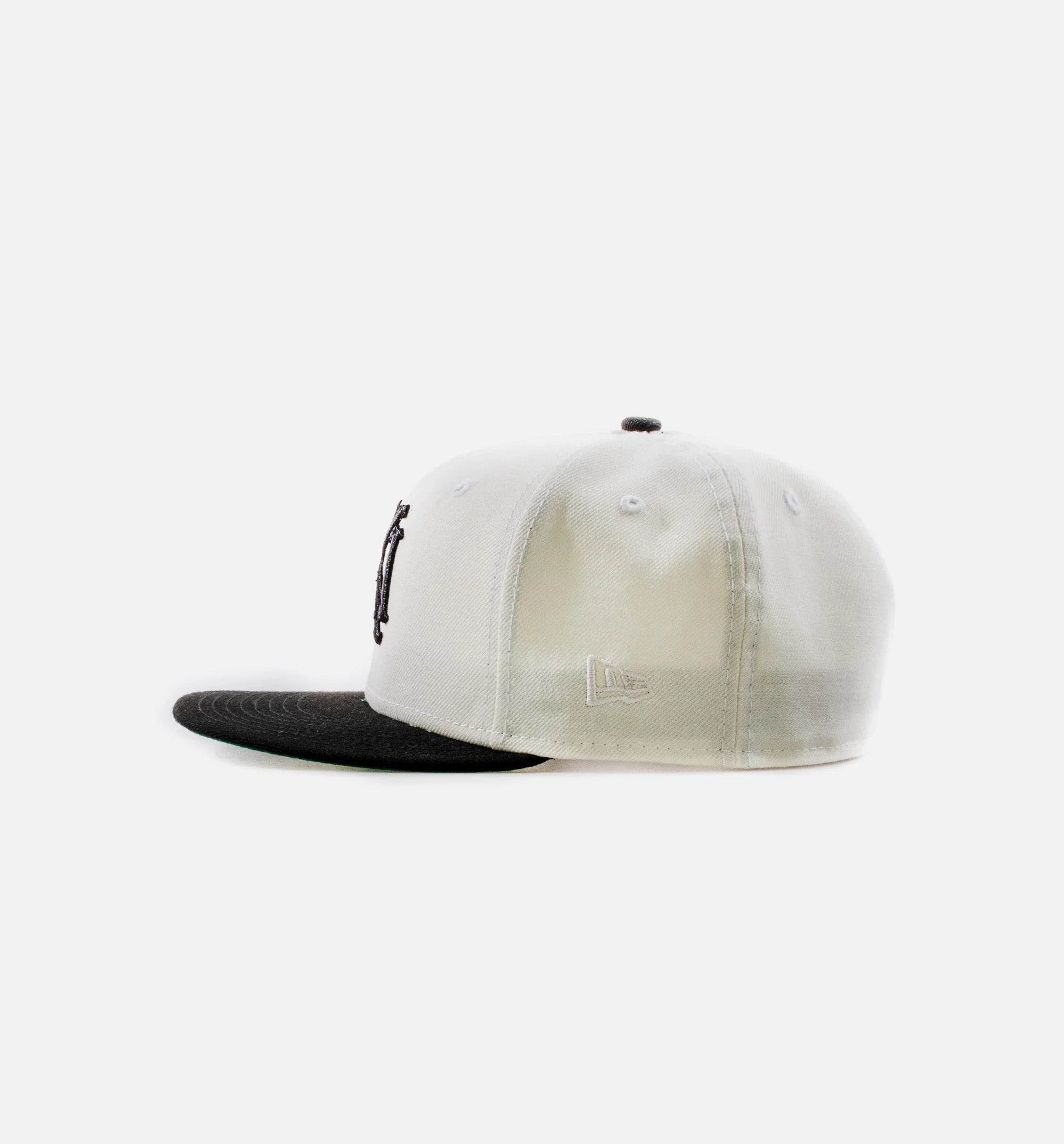Nice Kicks Monogram 2Tone 5950 Mens Hat Cream White