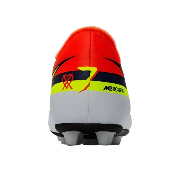 Nike Kids JR Mercurial Vortex CR7 FG White Crimson Volt