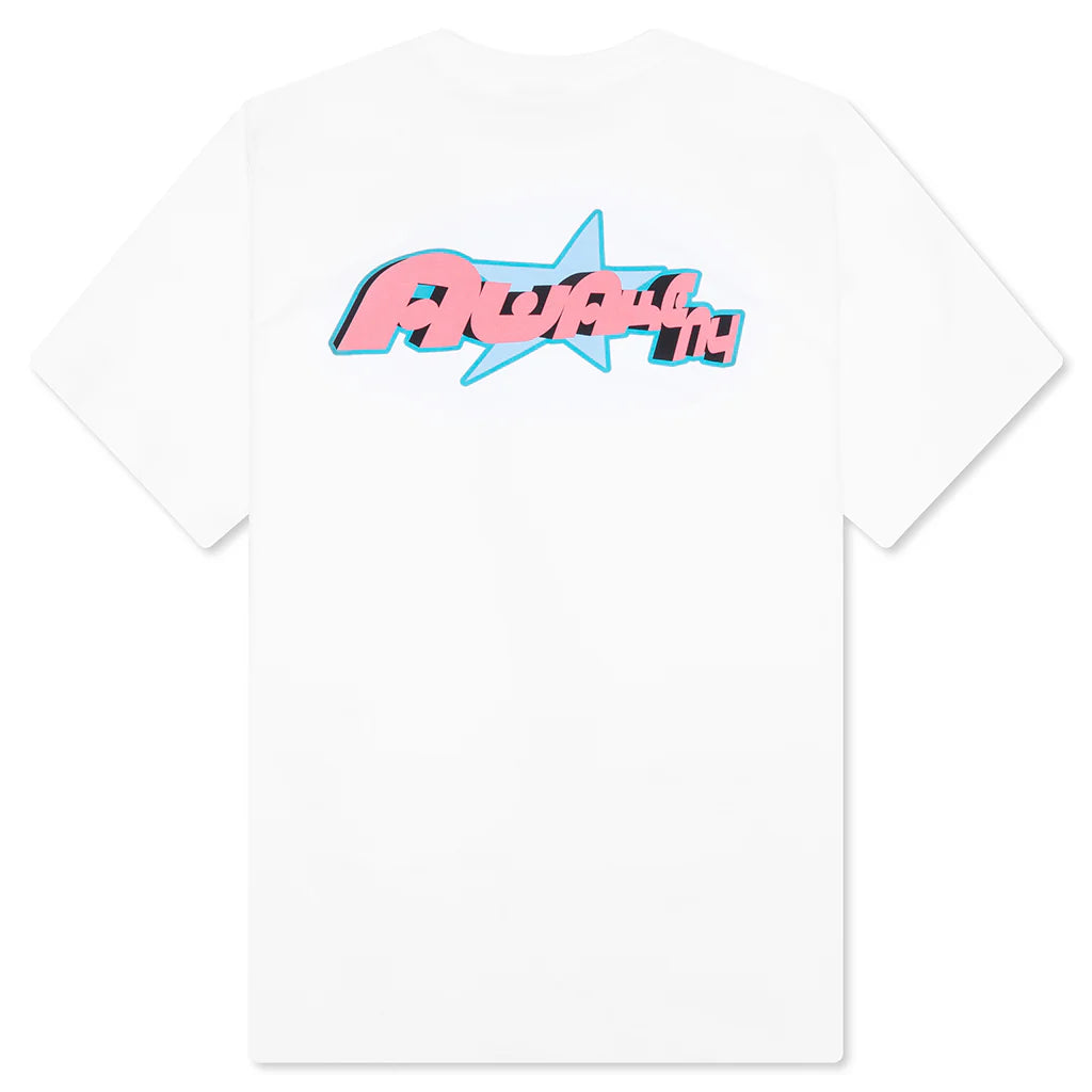 Star A S S Tee White