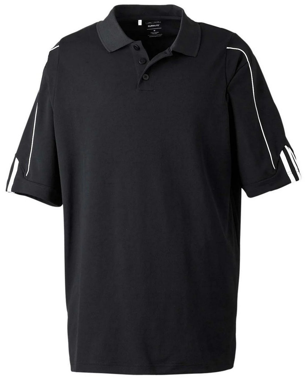 adidas 76 Golf ClimaLite 3 Stripes Cuff Polo Shirt