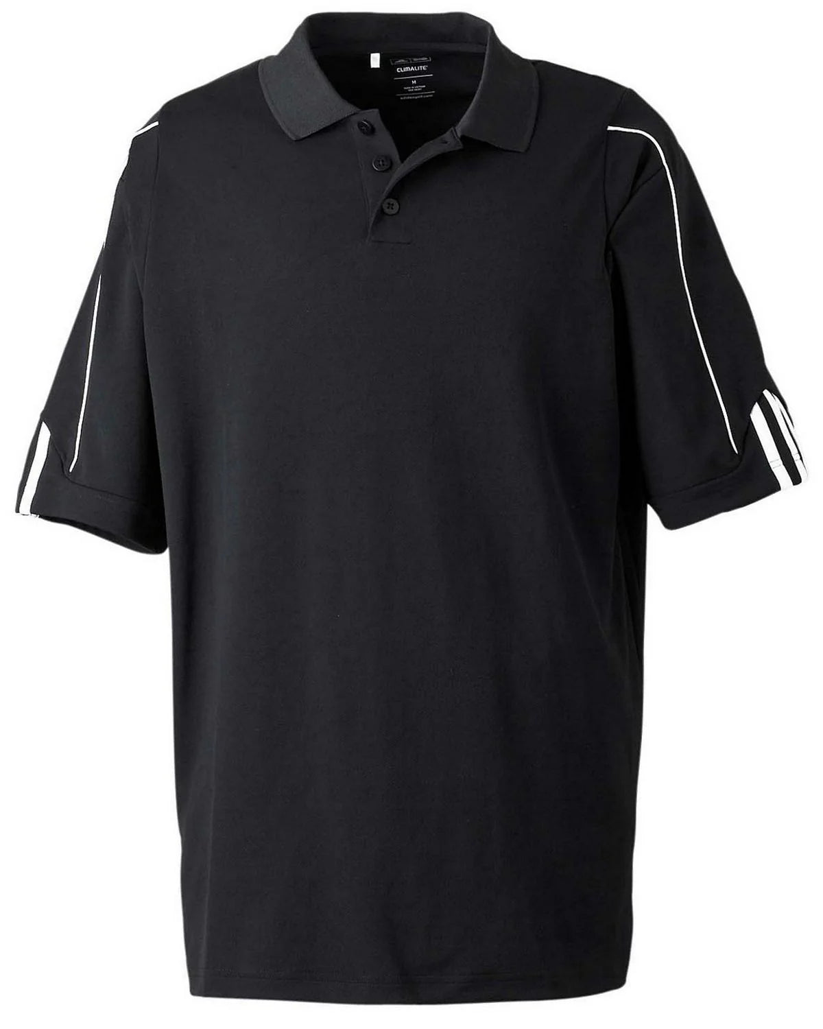 adidas 76 Golf ClimaLite 3 Stripes Cuff Polo Shirt