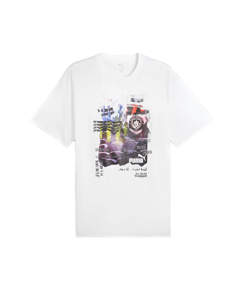 PUMA Manchester City Ftblnrgy Tee White