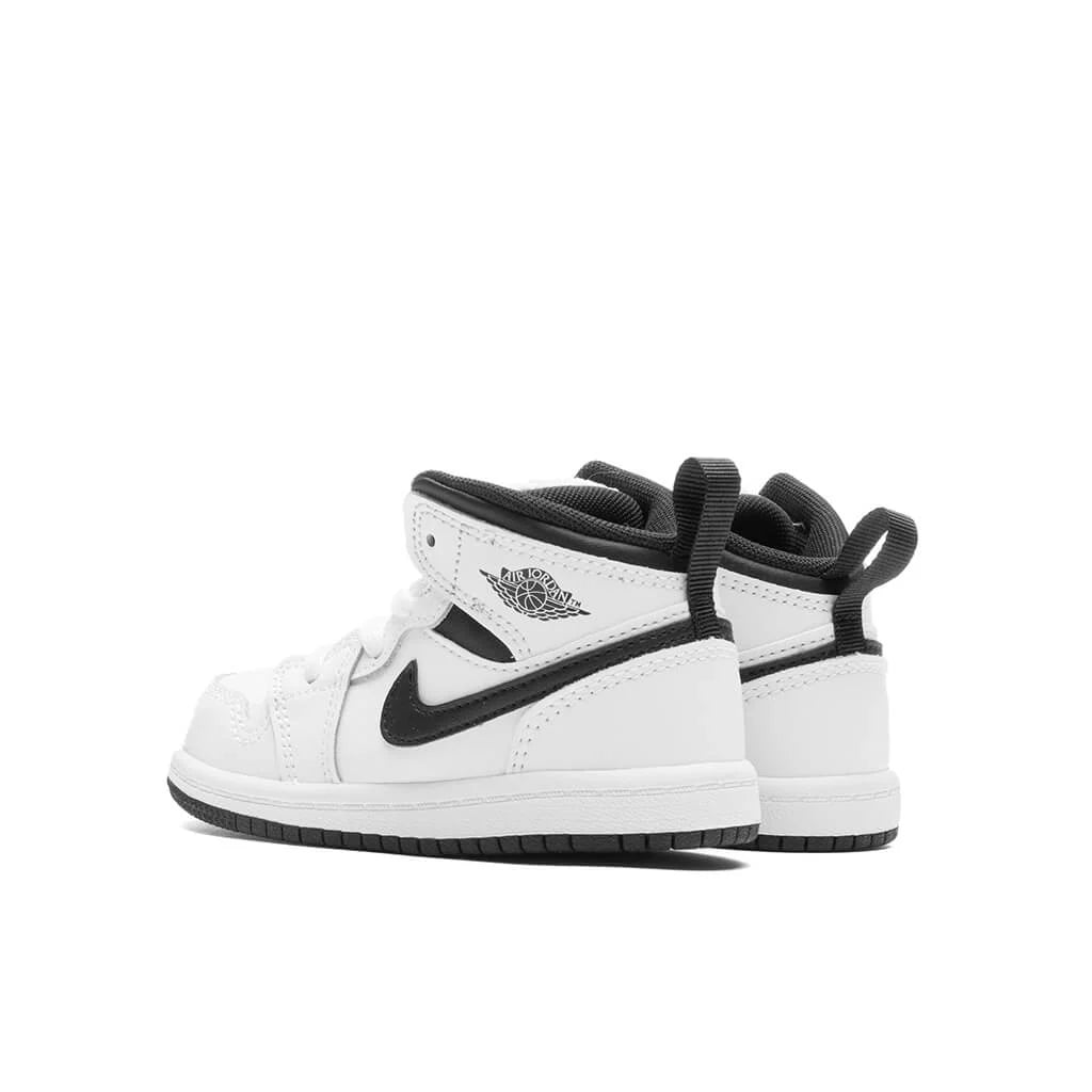 Jordan 1 Mid TD White Black