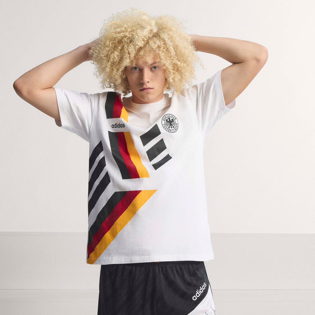 adidas Germany Mens Soccer T Shirt 1994 White