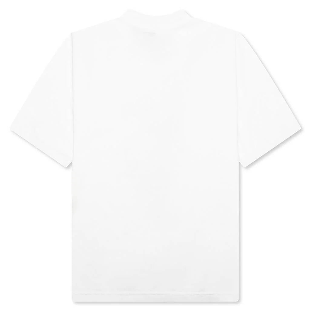 Comedy Tragedy S S Tee White