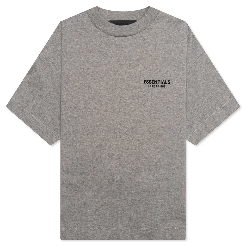 Kids Jersey Crewneck Tee Heather Gray