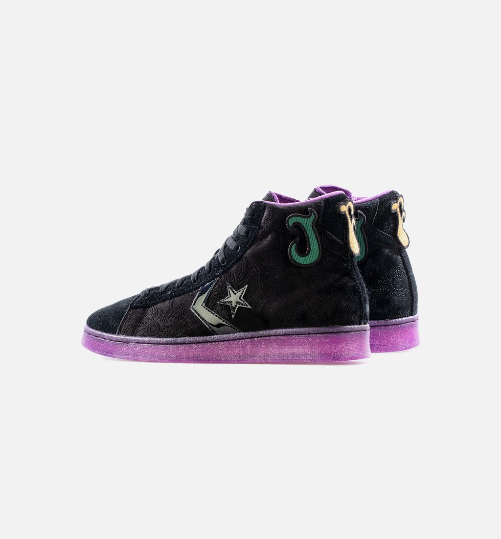 Joe Freshgoods X Pro Leather Hi Top Mens Lifestyle Shoe Black Purple