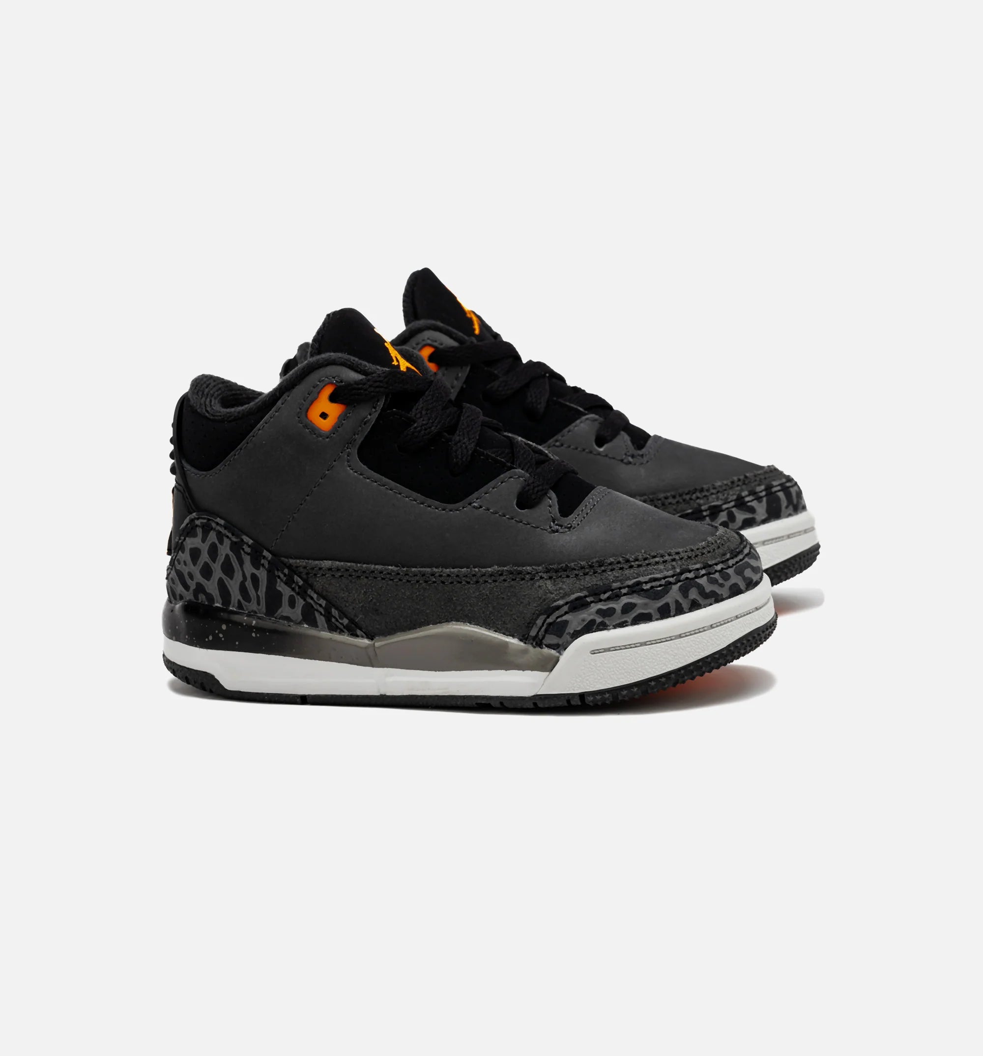 Air Jordan 3 Retro Fear Infant Toddler Lifestyle Shoe Night Stadium Total Orange