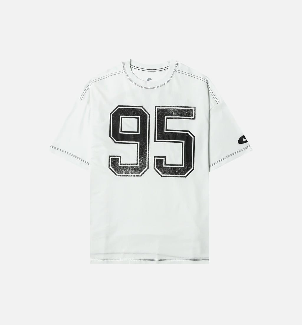 NSW 95 Oversized Womens Short Sleeve Shirt White Black