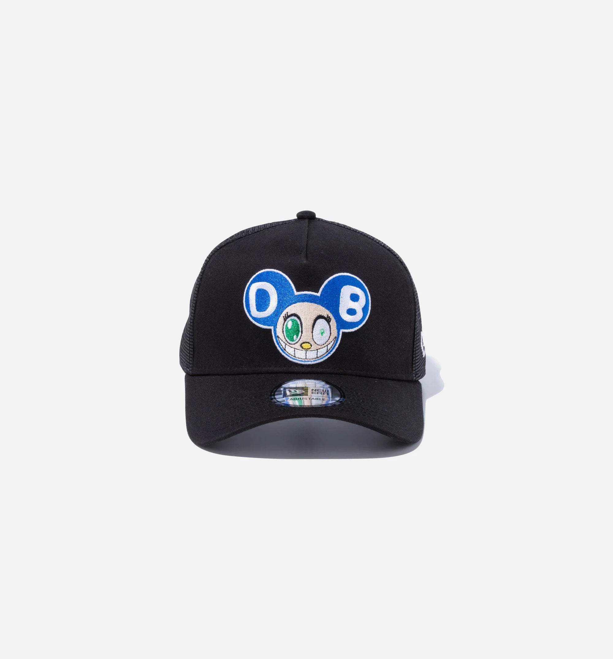 New Era x Takashi Murakami A Frame Trucker DOB 9Forty Mens Hat Black