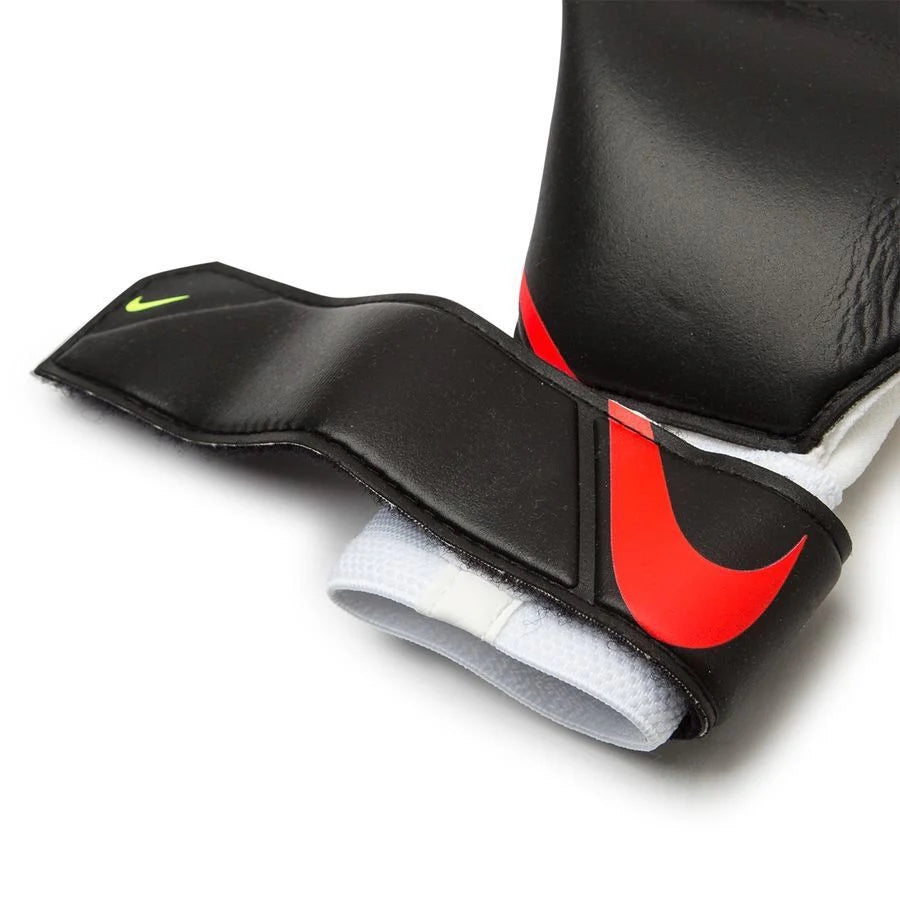 Nike Grip3 Goalkeeper Gloves White Black Bright Crimson