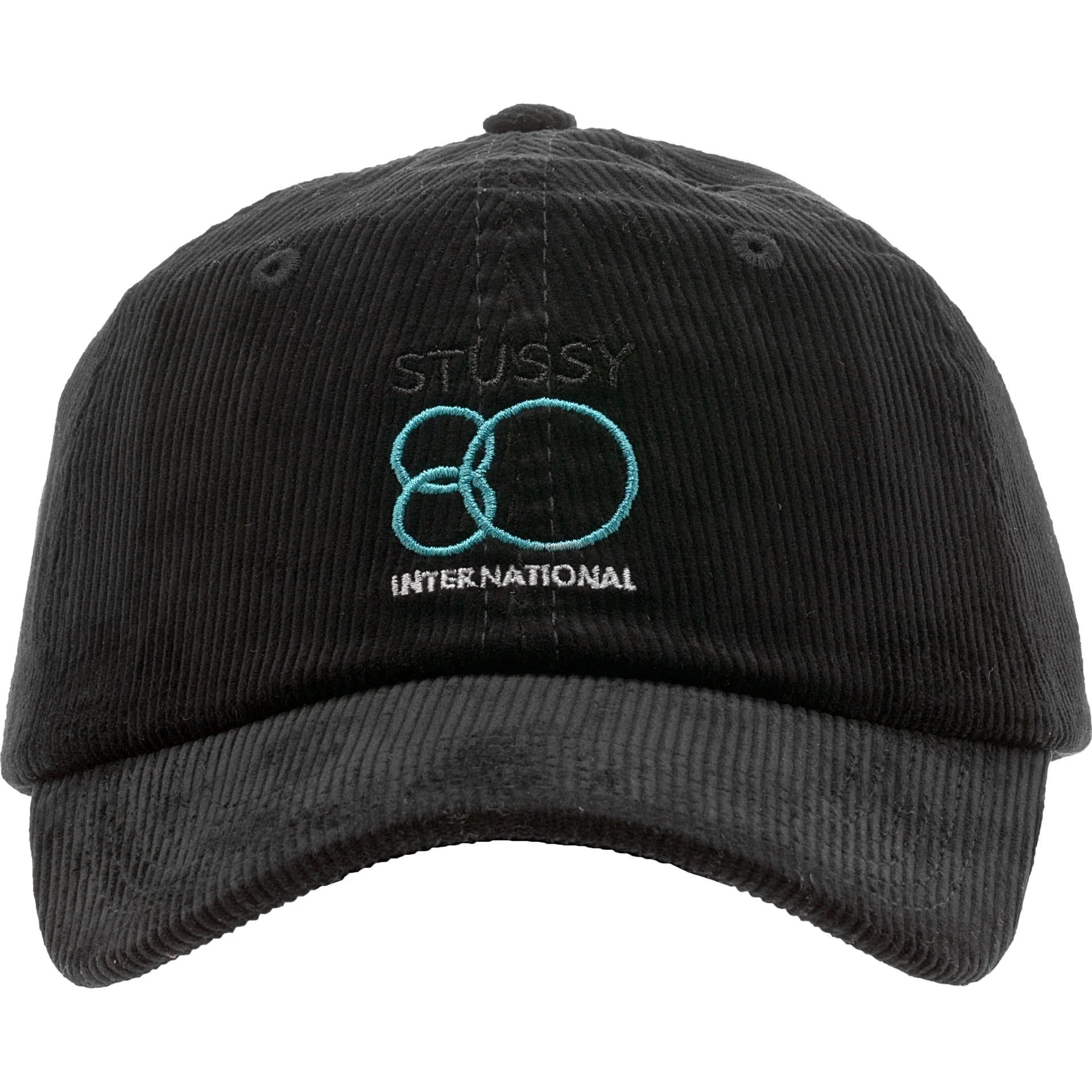 80 International Strapback Hat Black