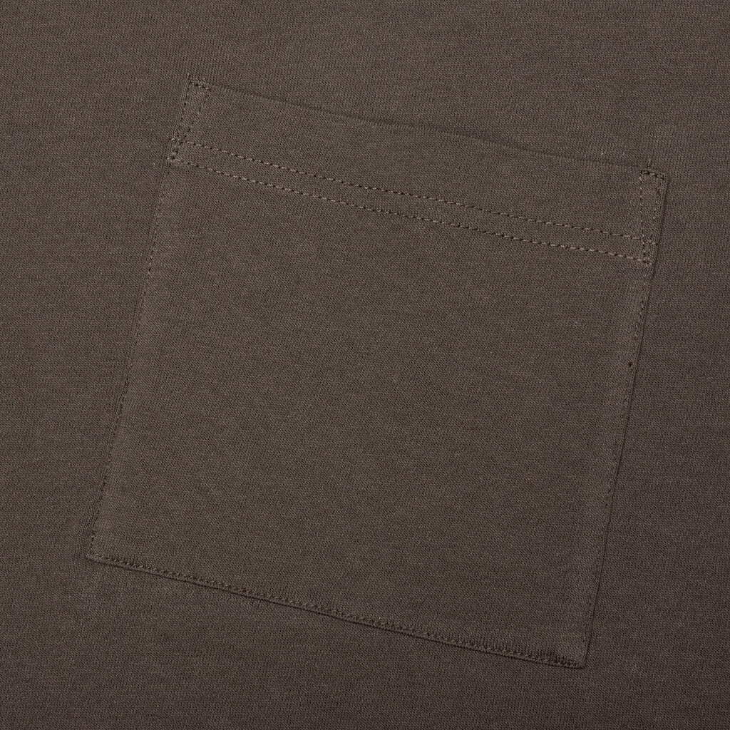 Jersey Braque Pocket Tee Chocolate