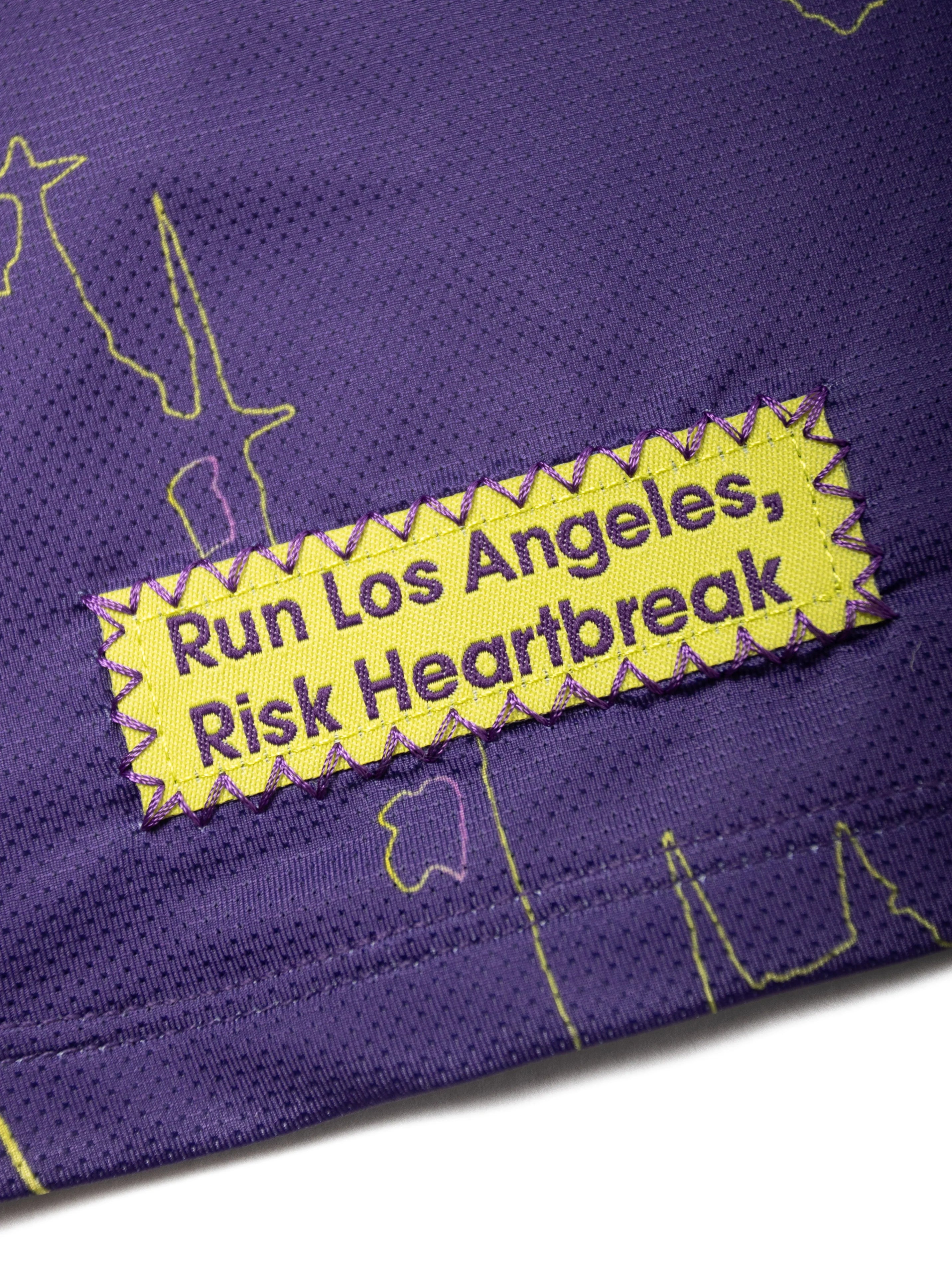 Heartbreak Womens Los Angeles Crop Singlet