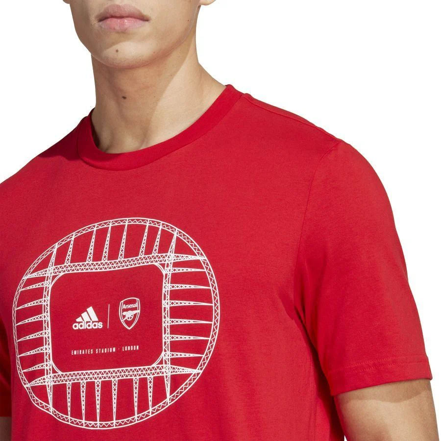 adidas Arsenal Graphic Tee Better Scarlet