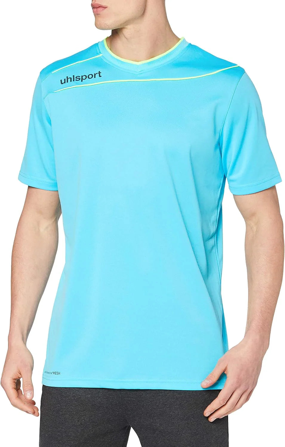 Uhlsport Stream 30 Goalkeeper Jersey Ice Blue Fluo Yellow
