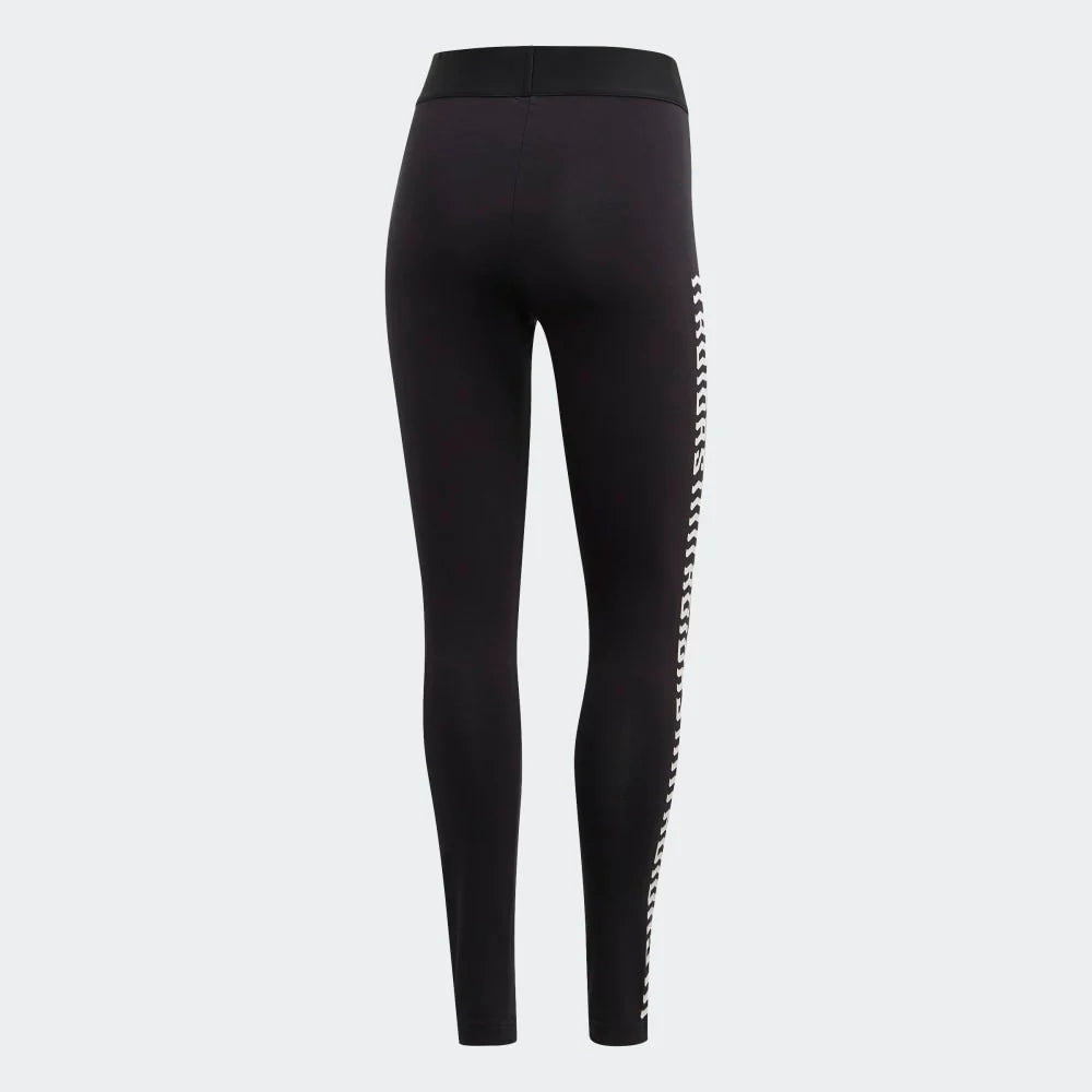 adidas Womens Graphic High Rise Cotton Tights Black