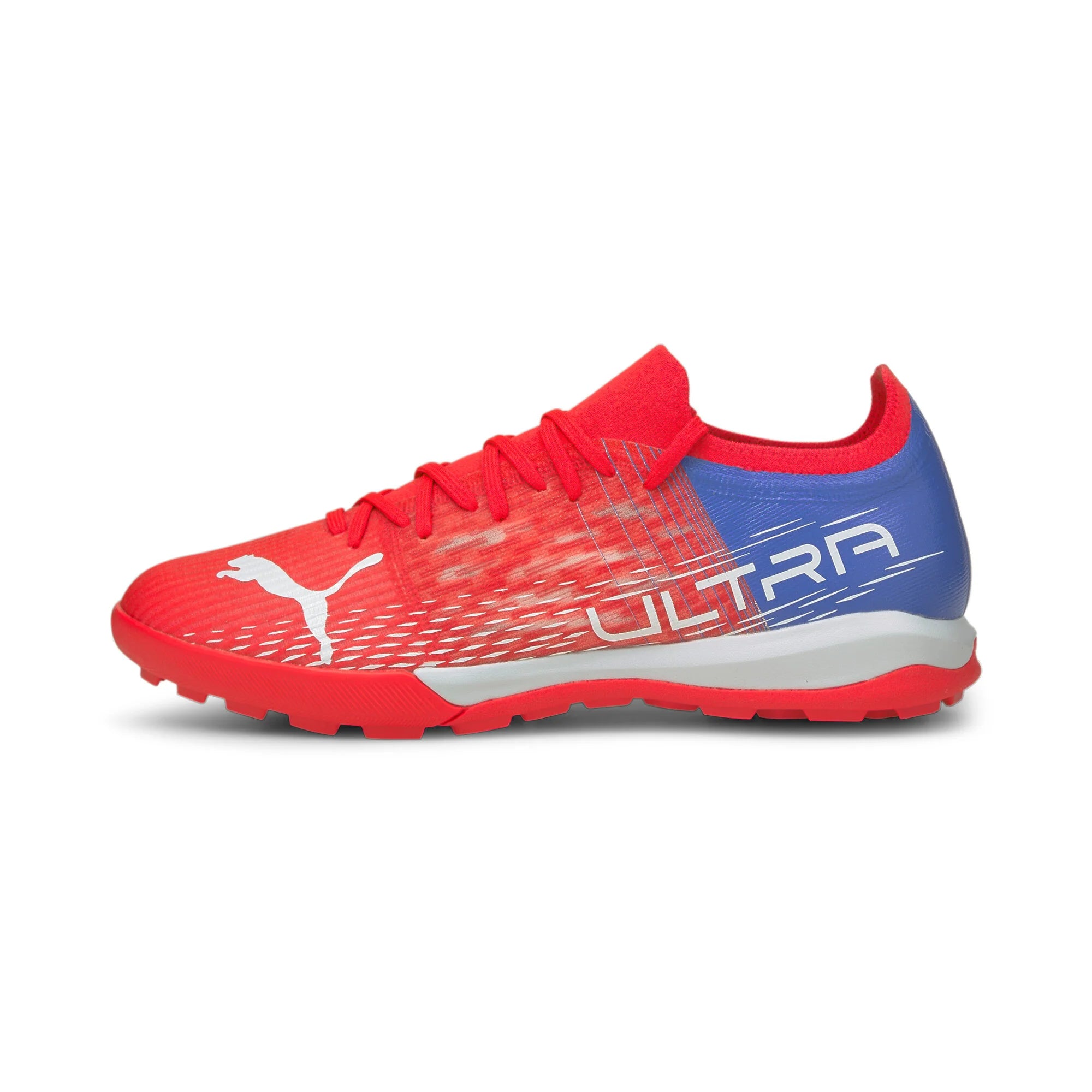PUMA Ultra 33 TT Turf Soccer Cleats Orange Sublaze White Bluemazing