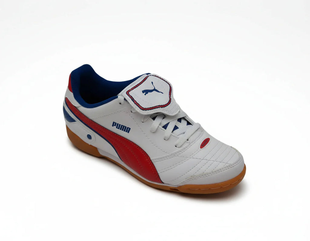 PUMA Esito Finale IT Indoor Soccer Shoes White Red Royal