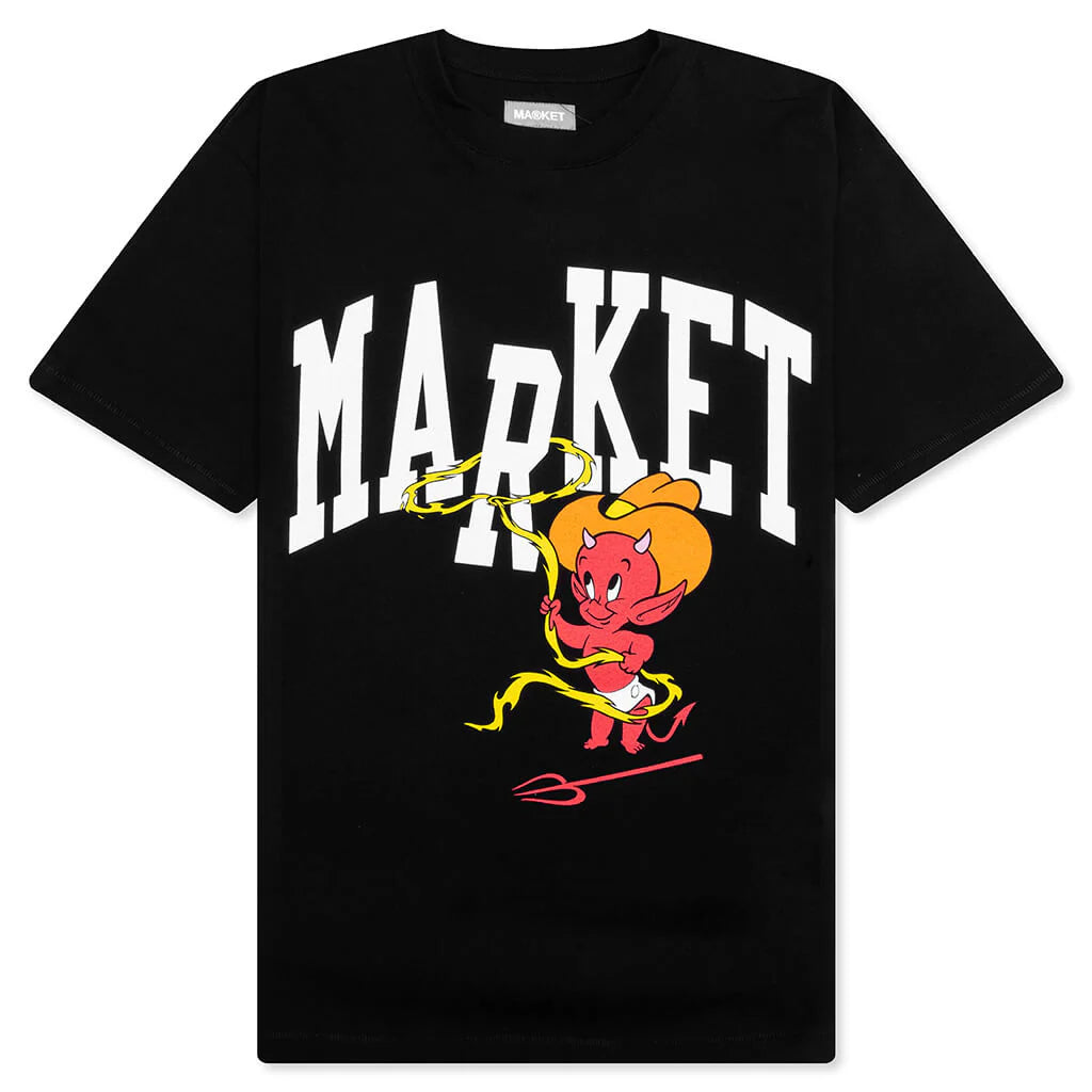 Market x Hot Stuff Cowboy Arc S S T Shirt Black