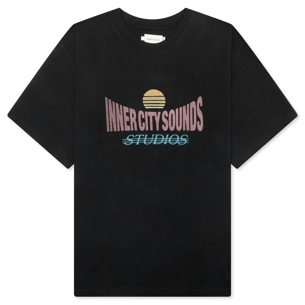 Inner City Sounds Tee Black