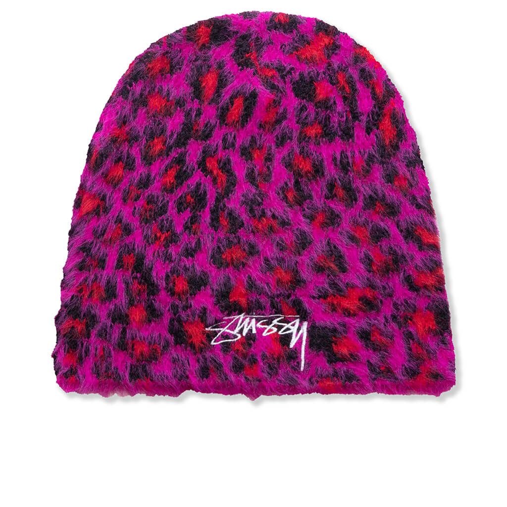 Skullcap Leopard Pattern Pink