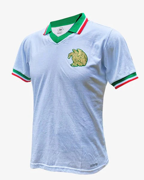 Retro Mexico Jersey Homenaje 1980 Eagle Shield White