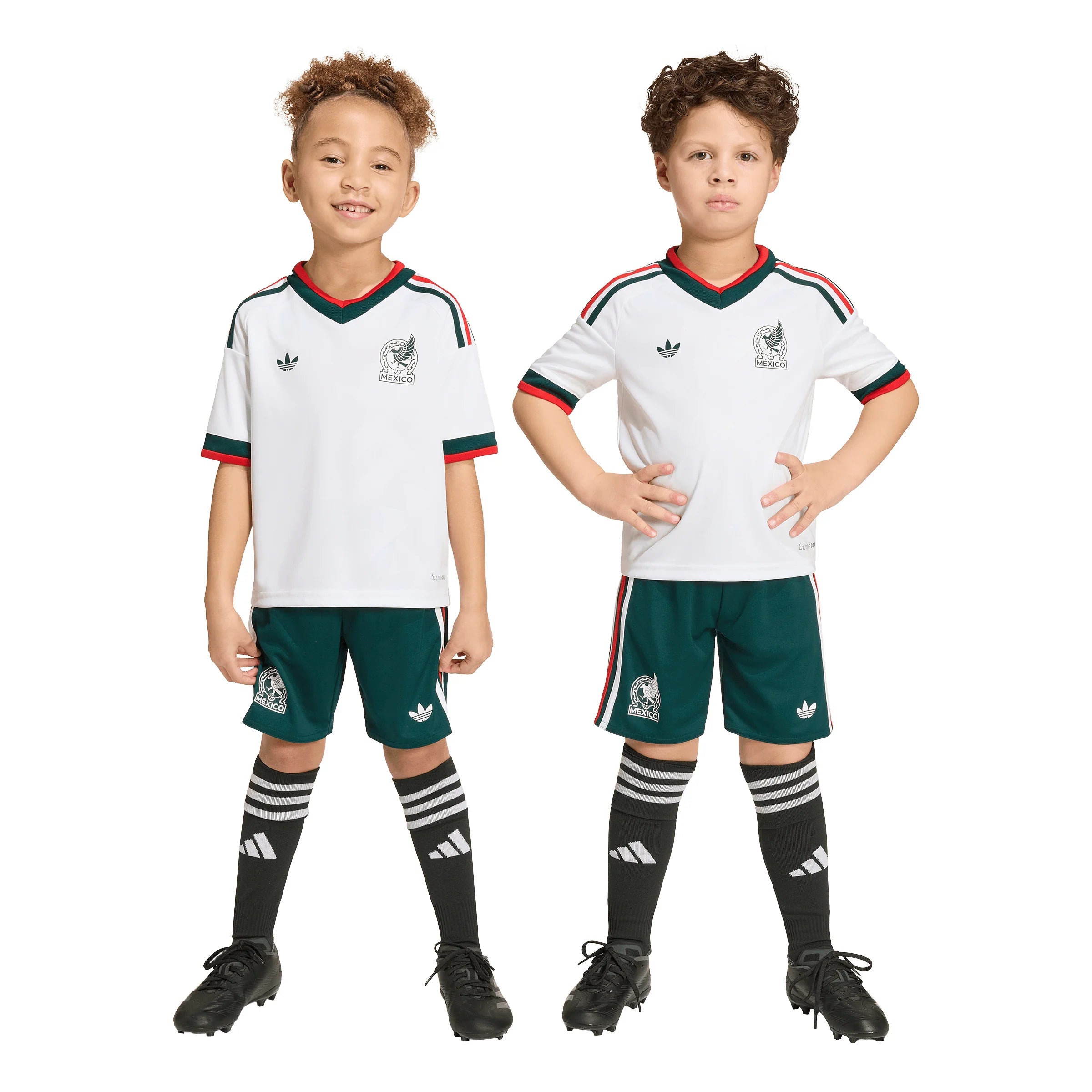 adidas Mexico Away Soccer Mini Set 2026 White