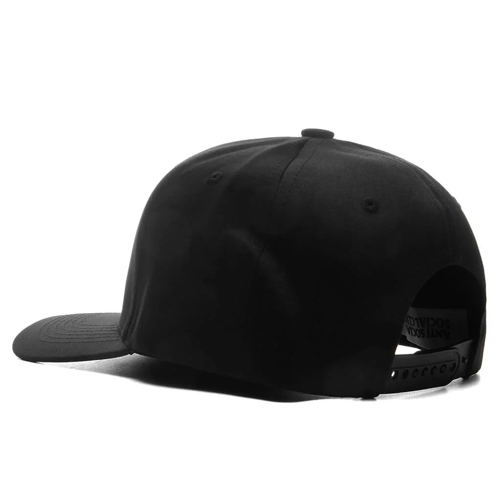 Tonal Embroidered Cap Black