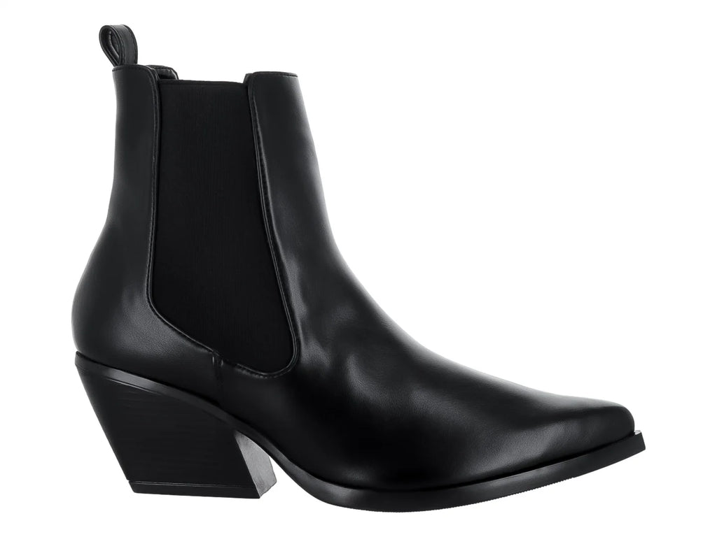 Botines Vaqueros Senties Negro para Mujer