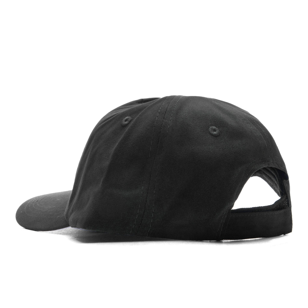Metal Logo 5 Panel Hat Black