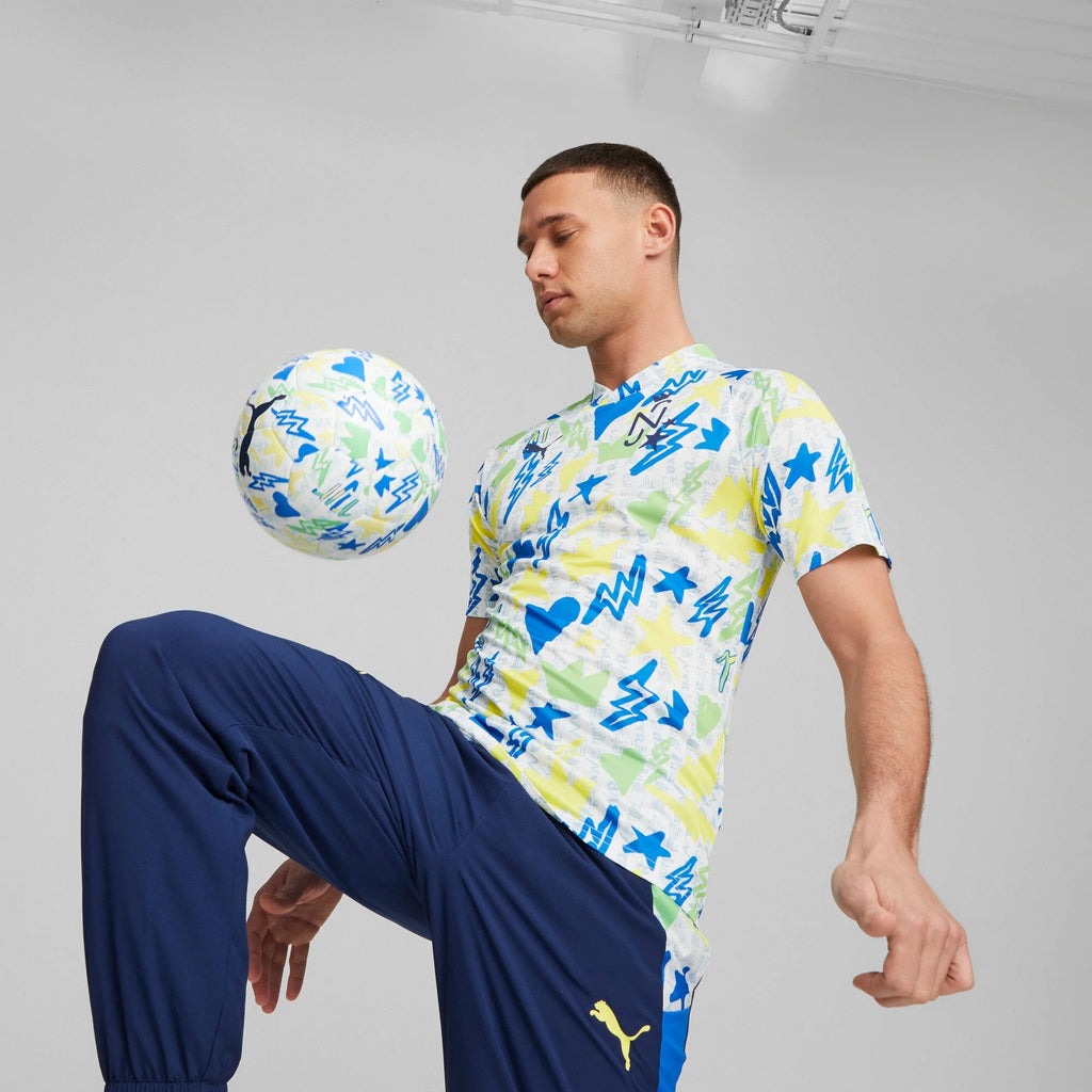 PUMA Neymar Jr Instituto Training Jersey White Blue Lemon
