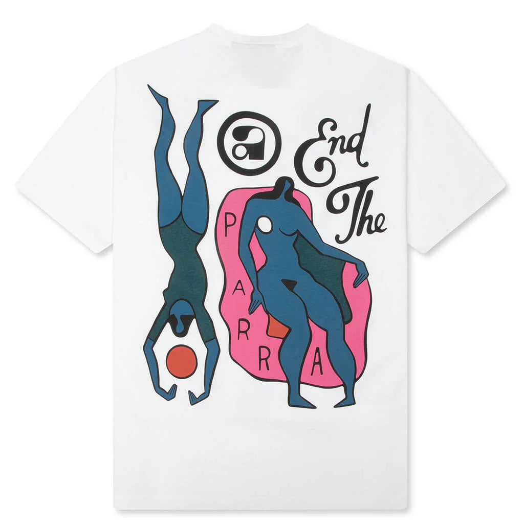End The Loungechair T Shirt White