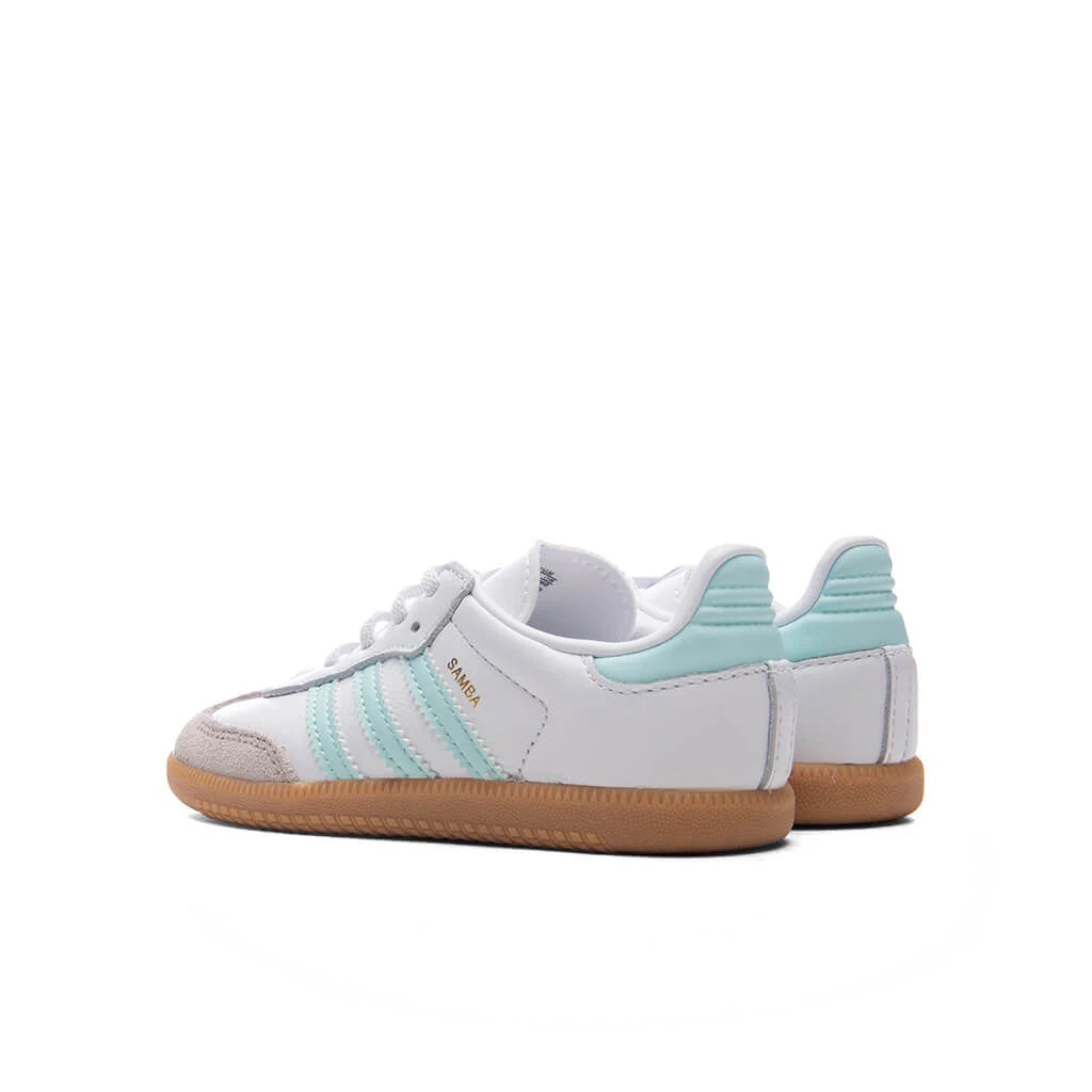 Toddlers Samba OG Cloud White Semi Flash Aqua Gum