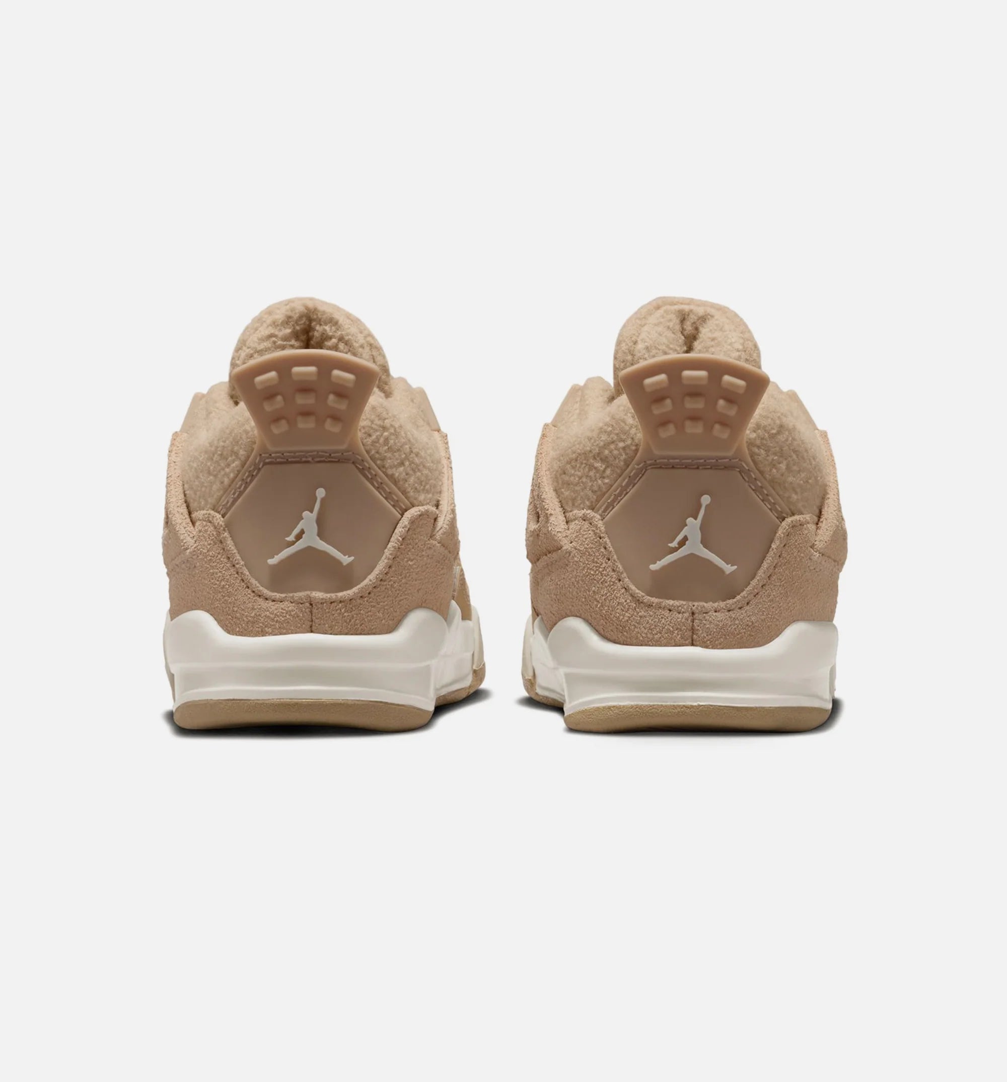 Air Jordan 4 Retro Cozy Girl Infant Toddler Lifestyle Shoe Hemp Light Orewood Brown