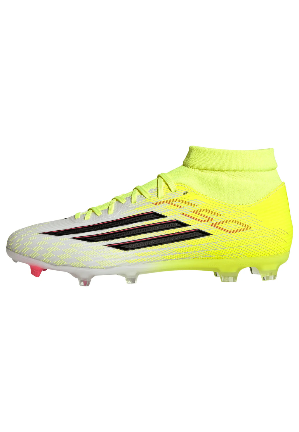 adidas F50 League Mid Cut FG MG Firm Ground Multi Ground Mens Soccer Cleats Yellow Black