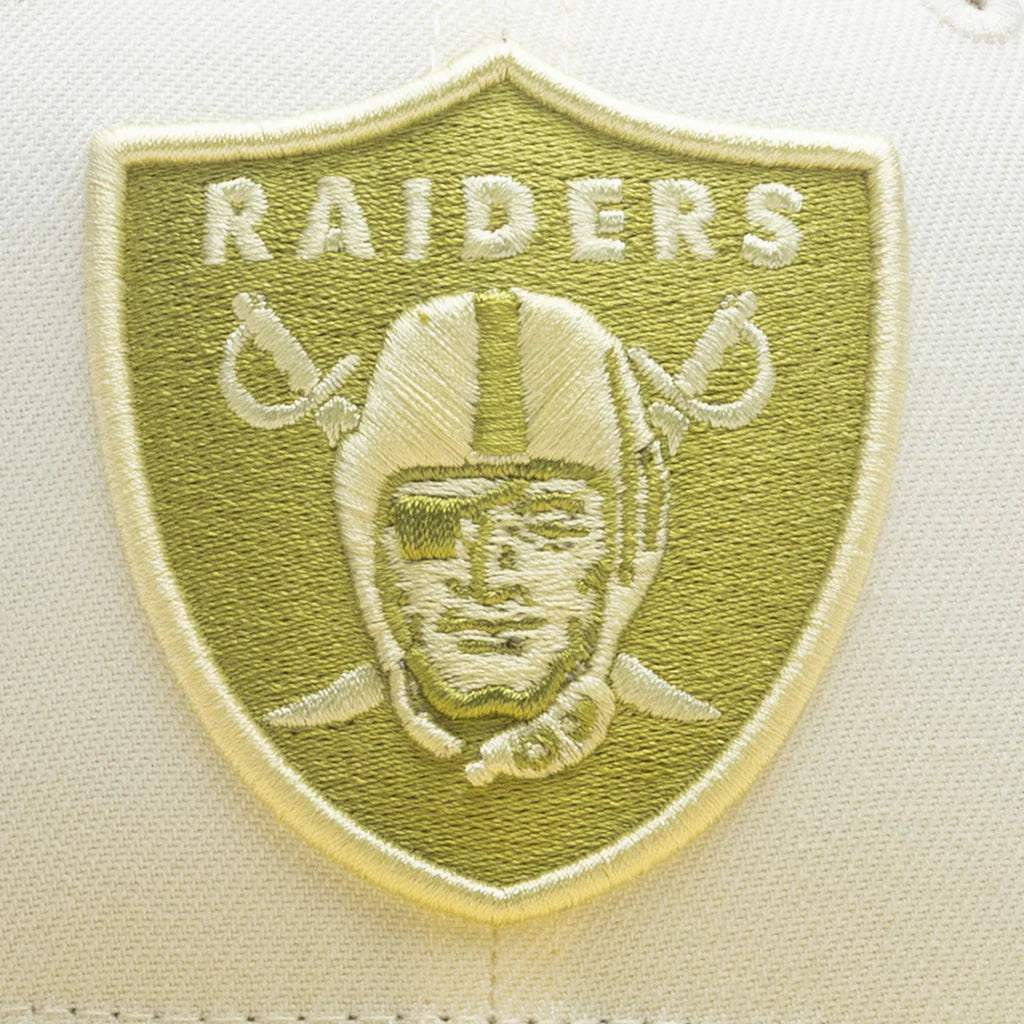 Feature x New Era 59FIFTY Fitted Las Vegas Raiders Chrome White Soft Yellow