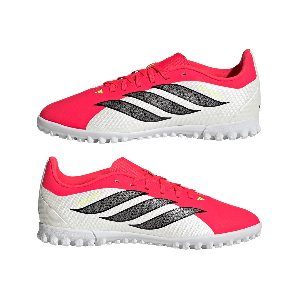 adidas Predator Club TF Turf Youth Soccer Cleats Red Black White