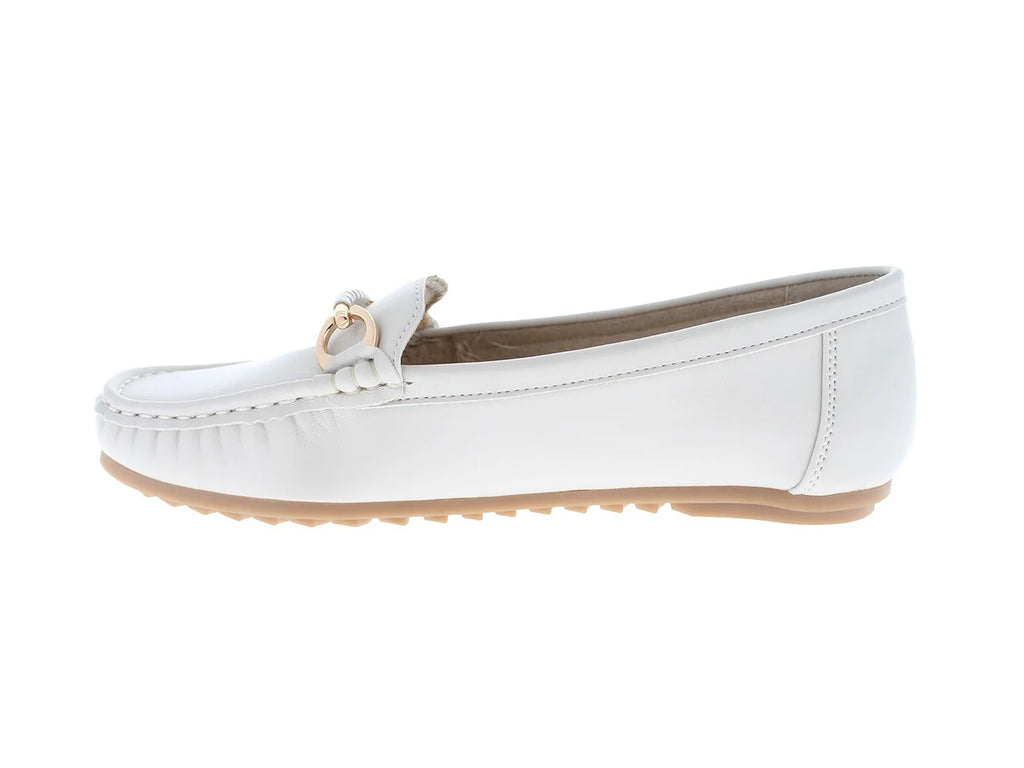 Zapatos Mocasines Comfort Fit Beige para Mujer