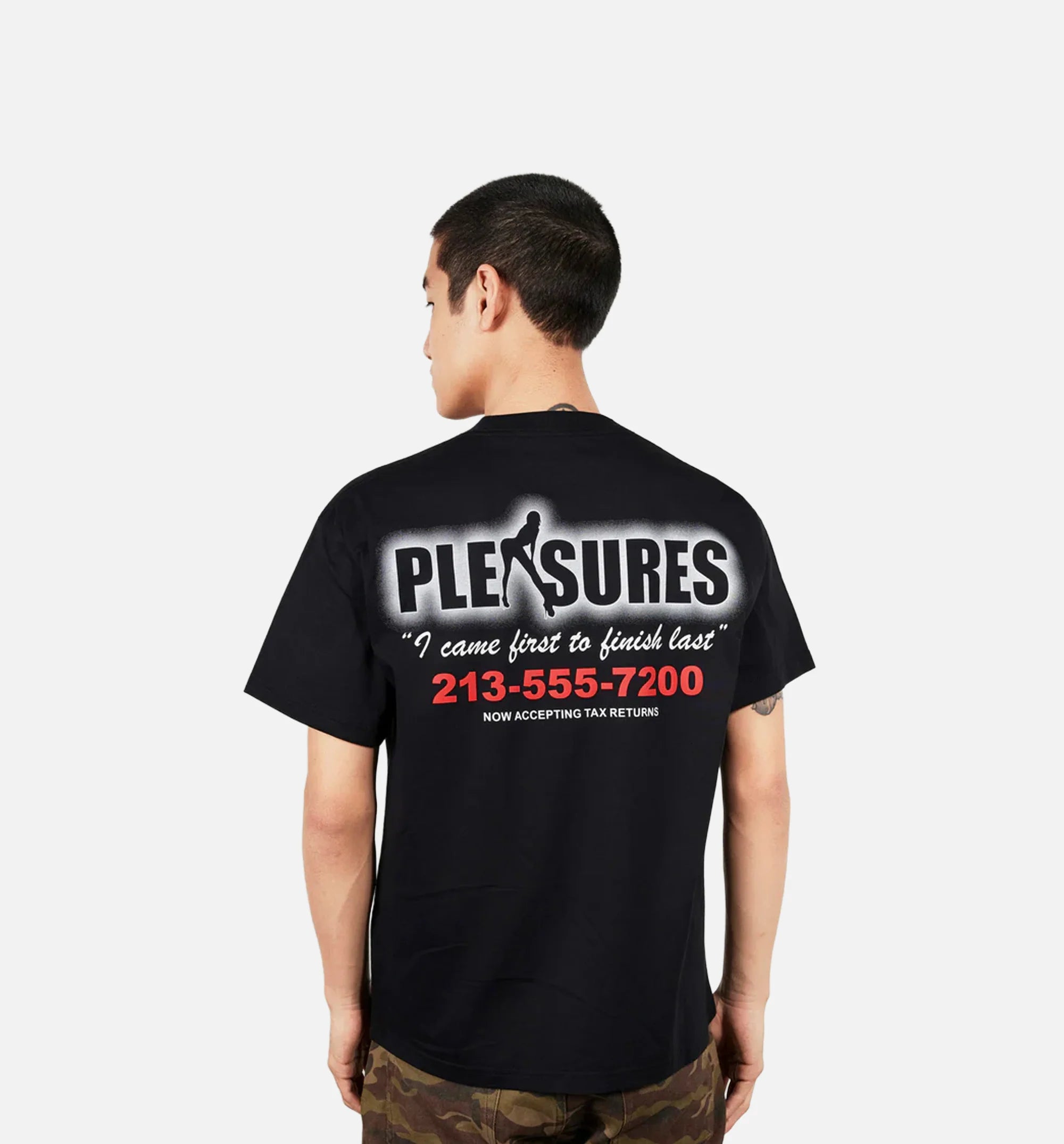 Hot 4 U Mens Short Sleeve Shirt Black
