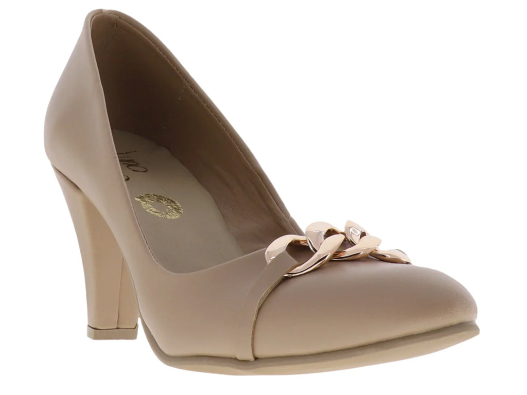 Zapatillas Luna Rosa Beige para Mujer