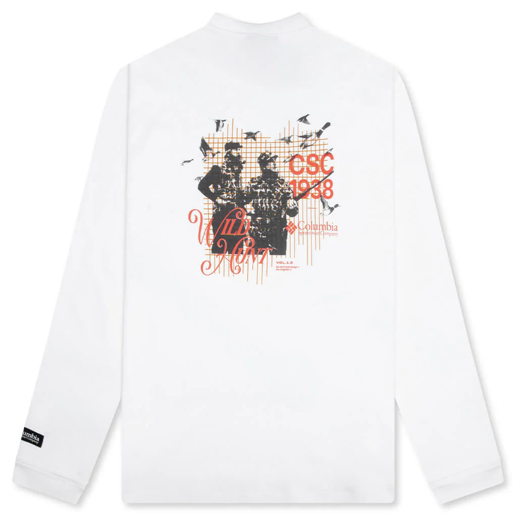 CSC 1938 V1 L S Tee Sea Salt