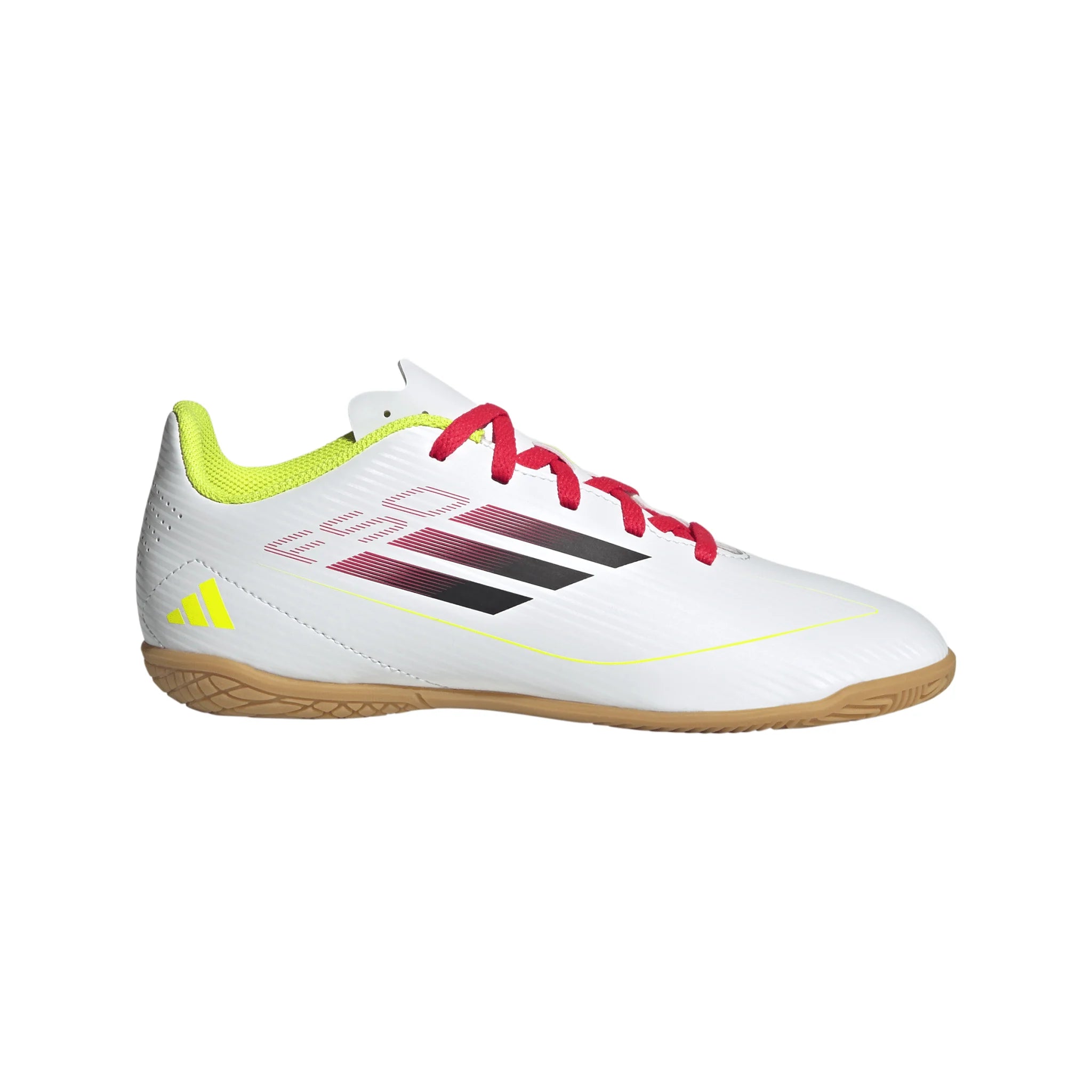 adidas F50 Club Indoor Boots Kids White Black