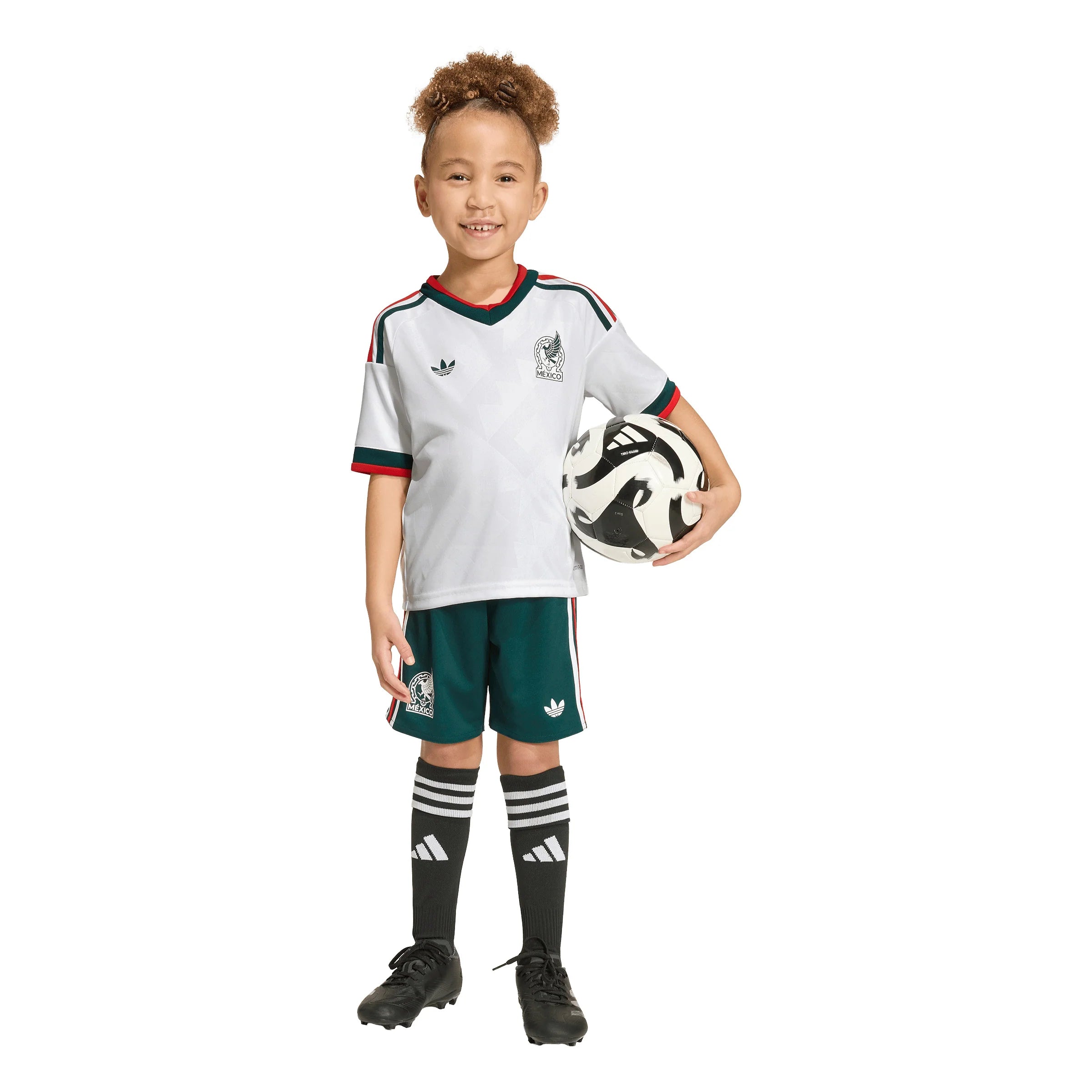 adidas Mexico Away Soccer Mini Set 2026 White