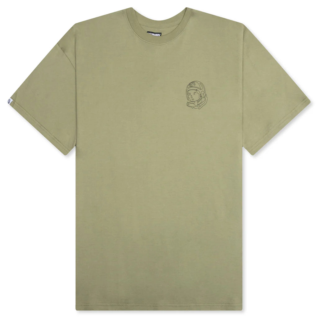 BB Linework S S Knit Oil Green