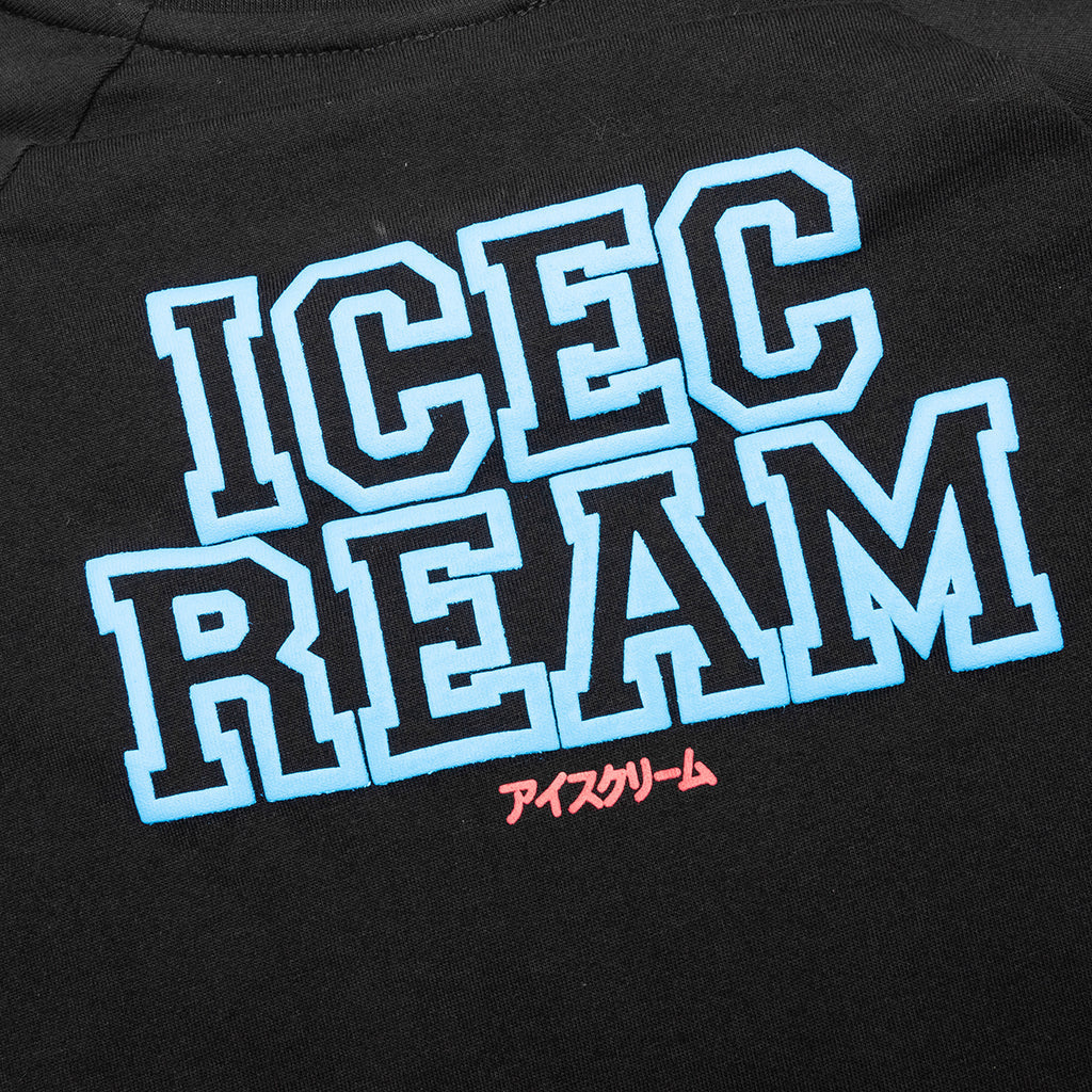 Kids Everything L S Raglan Black