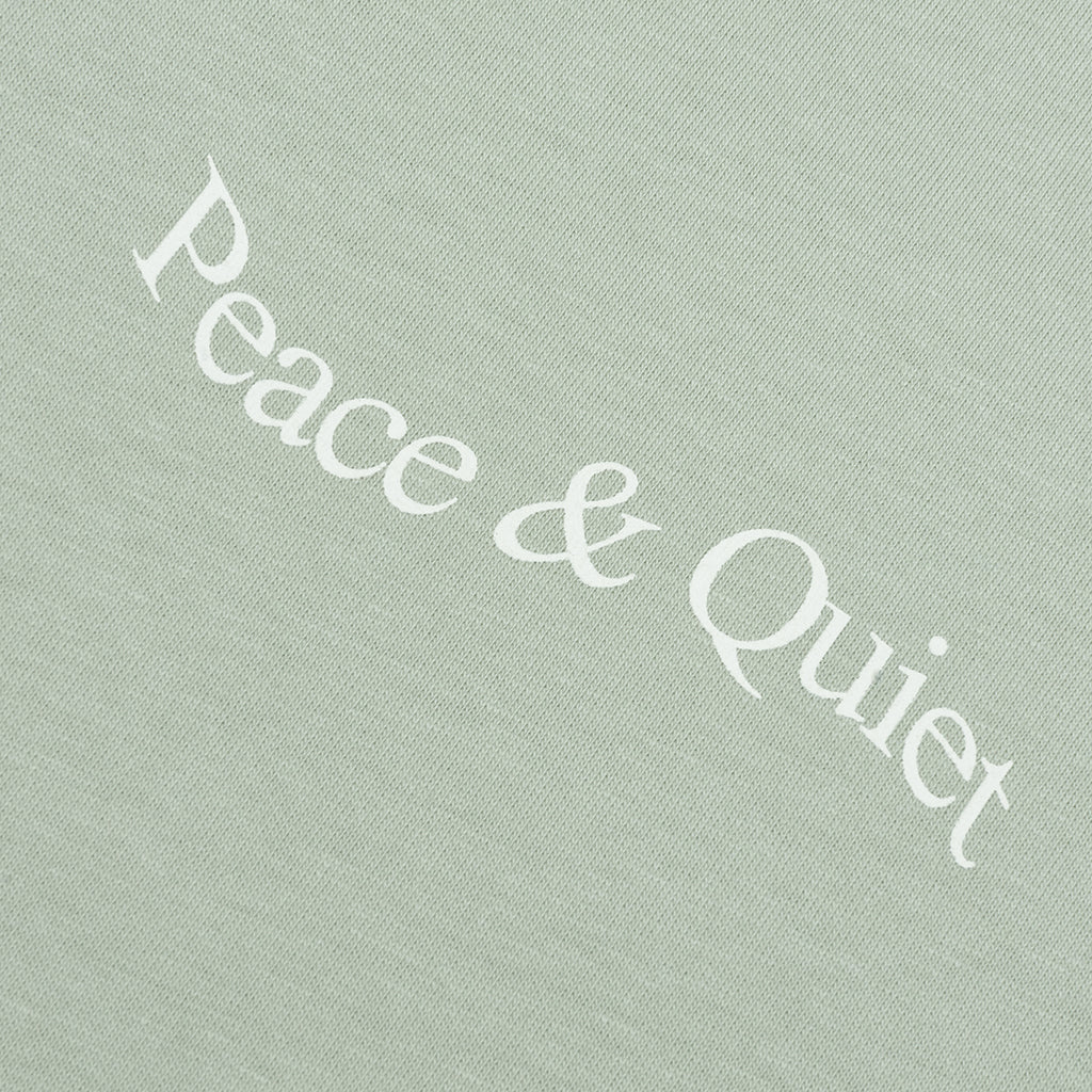 Wordmark Reverse Stitched T Shirt Sage